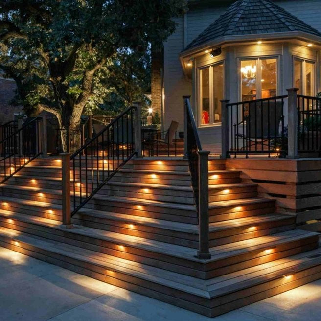 Weather-Resistant Solar Step Lights | Automatic LED Lighting 5