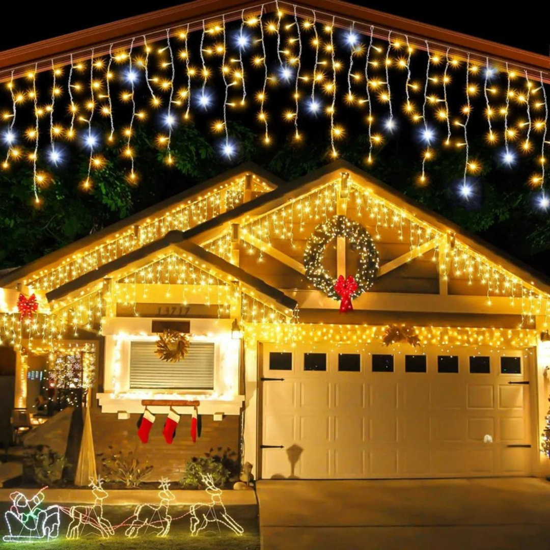 Weatherproof LED Christmas Lights | Energy-Saving & Easy Installation 0