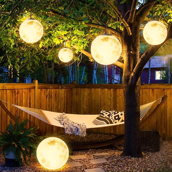 Weatherproof LED Moon Garden Light | Energy-Efficient & Magical Glow 0