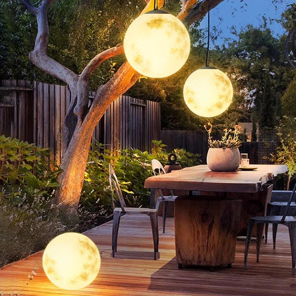 Weatherproof LED Moon Garden Light | Energy-Efficient & Magical Glow 1