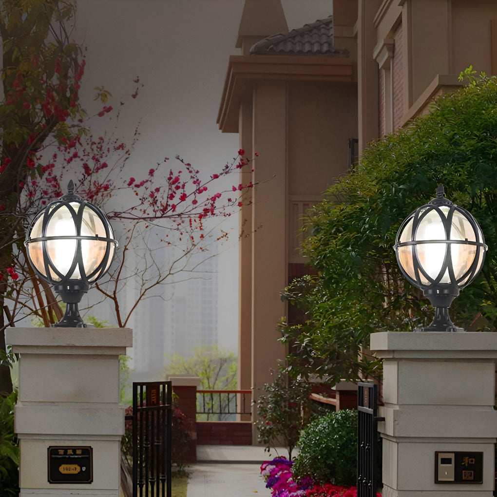 Weatherproof Outdoor Light | Vintage Glass Lantern 3