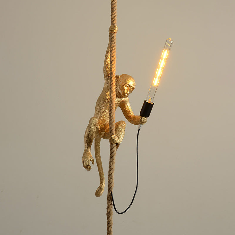 Whimsical Monkey Pendant Light | Durable Resin & Hanging Lights 2