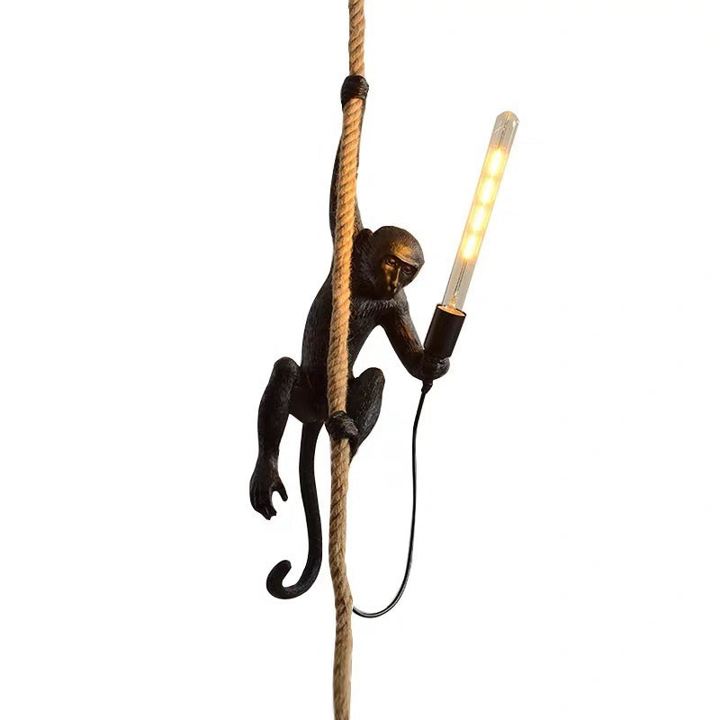 Whimsical Monkey Pendant Light | Durable Resin & Hanging Lights 4